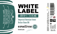 Пиво White Label Imperial Russian Stout Belize Rum BA 2019 Nr. 3 Пиво White Label Imperial Russian Stout Belize Rum BA 2019 Nr. 3