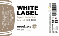 Пиво White Label Imperial Russian Stout Early Jack BA 2018 Пиво White Label Imperial Russian Stout Early Jack BA 2018