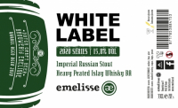 Пиво White Label Imperial Russian Stout Heavy Peated Islay Whisky BA 2020 Пиво White Label Imperial Russian Stout Heavy Peated Islay Whisky BA 2020