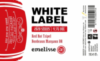 Пиво White Label Red Hot Tripel Bordeaux Margaux BA 2020 Пиво White Label Red Hot Tripel Bordeaux Margaux BA 2020