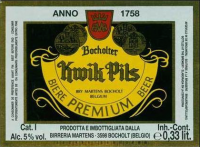 Пиво Bocholter Kwik Bier Пиво Bocholter Kwik Bier