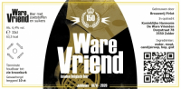 Пиво Ware Vriend