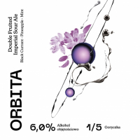 Пиво Orbita Double Fruited Imperial Sour Ale Black Currant, Pineapple & Fresh Mint