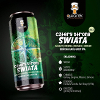 Пиво Cztery Strony Świata: Sencha Earl Grey IPA Vol.2