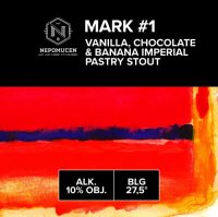 Пиво MARK #1 - Vanilla, Chocolate & Banana