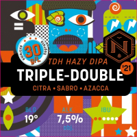 Пиво TRIPLE-DOUBLE ‘21 Sabro x Azacca x Citra Пиво TRIPLE-DOUBLE ‘21 Sabro x Azacca x Citra