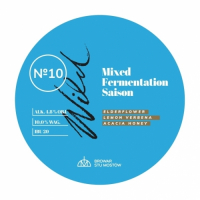 Пиво WILD10 Mixed Fermentation Saison Elderflower, Lemon Verbena, Acacia Honey Пиво WILD10 Mixed Fermentation Saison Elderflower, Lemon Verbena, Acacia Honey
