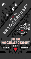 Пиво Bryggerhuset - Juleøl 2016 - Kokosmakronstout