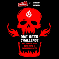 Пиво ONE BEER CHALLENGE hot tomato gose with chips and carolina reaper Пиво ONE BEER CHALLENGE hot tomato gose with chips and carolina reaper