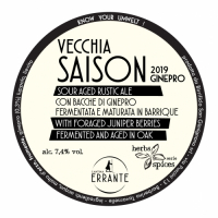 Пиво Vecchia Saison 2019 - Dry Spiced Ginepro