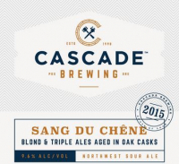 Пиво Sang Du Chêne (2015) Пиво Sang Du Chêne (2015)