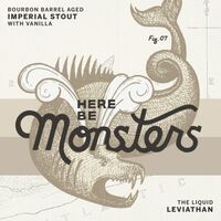 Пиво Here Be Monsters w/ Vanilla (B2 Bottled 11/17) Пиво Here Be Monsters w/ Vanilla (B2 Bottled 11/17)