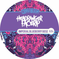 Пиво HEADBANGER FACERIP 2.0: Blueberry Sour Explosion Пиво HEADBANGER FACERIP 2.0: Blueberry Sour Explosion