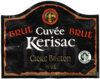 Пиво Cuvée Kérisac - Brut - Cidre Breton -1920