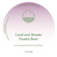 Пиво Loral And Mosaic Foudre Beer Пиво Loral And Mosaic Foudre Beer