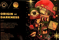 Пиво Origin of Darkness Imperial Stout Aged in Rum Barrels w/ Coffee, Almonds, Lactose & Speculoos Cookies Пиво Origin of Darkness Imperial Stout Aged in Rum Barrels w/ Coffee, Almonds, Lactose & Speculoos Cookies