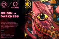 Пиво Origin of Darkness Imperial Stout Double Barrel Aged In Bourbon And Tawny Port Barrels w/ Cherries, Vanilla & Cacao Nibs Пиво Origin of Darkness Imperial Stout Double Barrel Aged In Bourbon And Tawny Port Barrels w/ Cherries, Vanilla & Cacao Nibs
