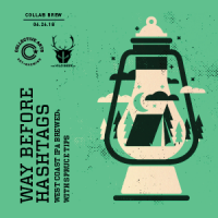 Пиво Way Before Hashtags. West Coast IPA With Spruce Tips Пиво Way Before Hashtags. West Coast IPA With Spruce Tips