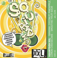 Пиво SQUIRTDZH XXL - Banana, Coconut, Pineapple, Lemоn Cheesecake
