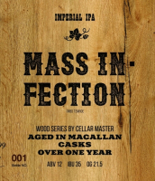 Пиво Mass Infection. Wood Series by Cellar Master. BA Macallan 1 Y.