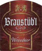 Пиво Braustüb'l Weissbier Hefe-Dunkel