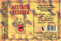 Пиво Aestatis Cashasa Rum Reserva Пиво Aestatis Cashasa Rum Reserva