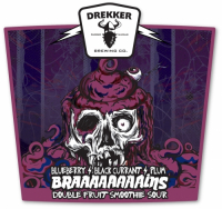 Пиво Braaaaaaaains - Blueberry, Black Currant, & Plum Double Fruit Smoothie Sour Пиво Braaaaaaaains - Blueberry, Black Currant, & Plum Double Fruit Smoothie Sour