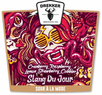 Пиво Slang Du Jour - Cranberry Raspberry Lemon Strawberry Cobbler Пиво Slang Du Jour - Cranberry Raspberry Lemon Strawberry Cobbler