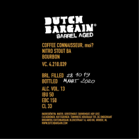 Пиво Bourbon Barrel Aged Coffee Connaisseur, moi?