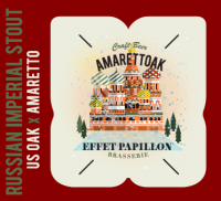 Пиво Amarettoak - Russian Imperial Stout - US Oak x Amaretto Пиво Amarettoak - Russian Imperial Stout - US Oak x Amaretto