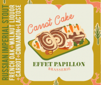 Пиво Carrot Cake - Russian Imperial Stout - french oak x walnut liquor + carrot + cinnamon + lactose Пиво Carrot Cake - Russian Imperial Stout - french oak x walnut liquor + carrot + cinnamon + lactose