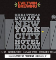 Пиво Christmas Eve at a New York City Hotel Room