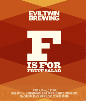 Пиво F Is For Fruit Salad Пиво F Is For Fruit Salad