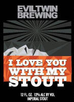Пиво I Love You With My Stout (batch #014)