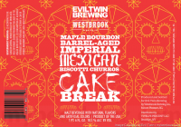 Пиво Maple Bourbon Barrel-aged Imperial Mexican Biscotti Churros Cake Break