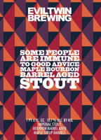 Пиво Some People Are Immune To Good Advice Maple Bourbon Barrel Aged Imperial Stout Пиво Some People Are Immune To Good Advice Maple Bourbon Barrel Aged Imperial Stout