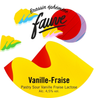 Пиво Vanille Fraise
