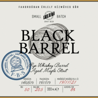 Пиво Black Barrel #1 - Rye Whiskey Barrel Aged Maple Stout