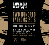 Пиво Two Hundred Fathoms (2018) Double Barrel Aged Reserve W/ Madagascan Vanilla Beans & Toasted Coconut Пиво Two Hundred Fathoms (2018) Double Barrel Aged Reserve W/ Madagascan Vanilla Beans & Toasted Coconut