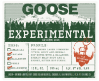 Пиво Experimental Ale - Autumn 2016 Пиво Experimental Ale - Autumn 2016