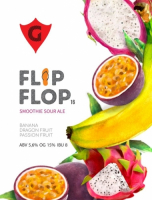 Пиво FLIP FLOP 16 | banana • dragon fruit • passion fruit Пиво FLIP FLOP 16 | banana • dragon fruit • passion fruit