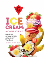 Пиво ICE CREAM 7 | banana • strawberry • coconut Пиво ICE CREAM 7 | banana • strawberry • coconut