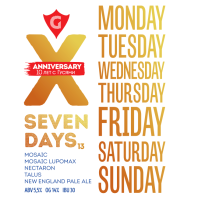Пиво SEVEN DAYS 13 | mosaic • mosaic lupomax • nectaron  • talus Пиво SEVEN DAYS 13 | mosaic • mosaic lupomax • nectaron  • talus