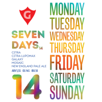 Пиво SEVEN DAYS 14 | citra • citra lupomax • galaxy • mosaic