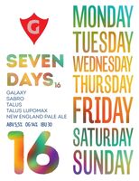 Пиво SEVEN DAYS 16 | galaxy • sabro • talus • talus lupomax Пиво SEVEN DAYS 16 | galaxy • sabro • talus • talus lupomax