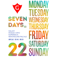 Пиво SEVEN DAYS 22 | galaxy • mosaic cryo • superdelic