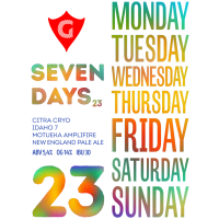 Пиво SEVEN DAYS 23 | citra cryo • idaho 7 • motueka amplifire