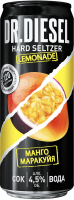 Пиво Dr. Diesel Hard Seltzer Lemonade Манго Маракуйя