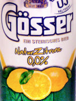 Пиво Gösser Lemon Radler 0,0%
