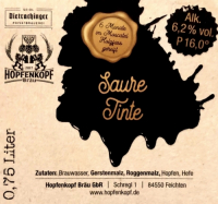 Пиво Saure Tinte